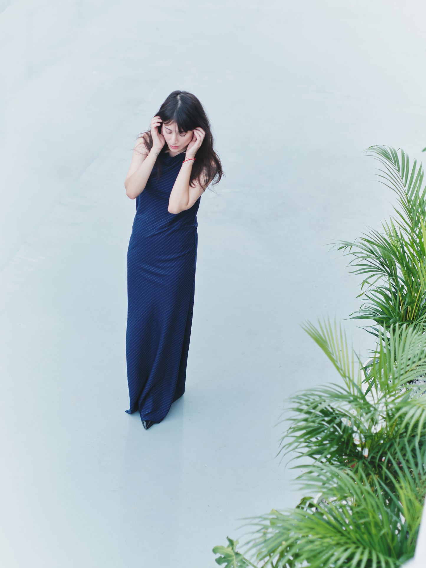 BIAS DRESS STRIPE