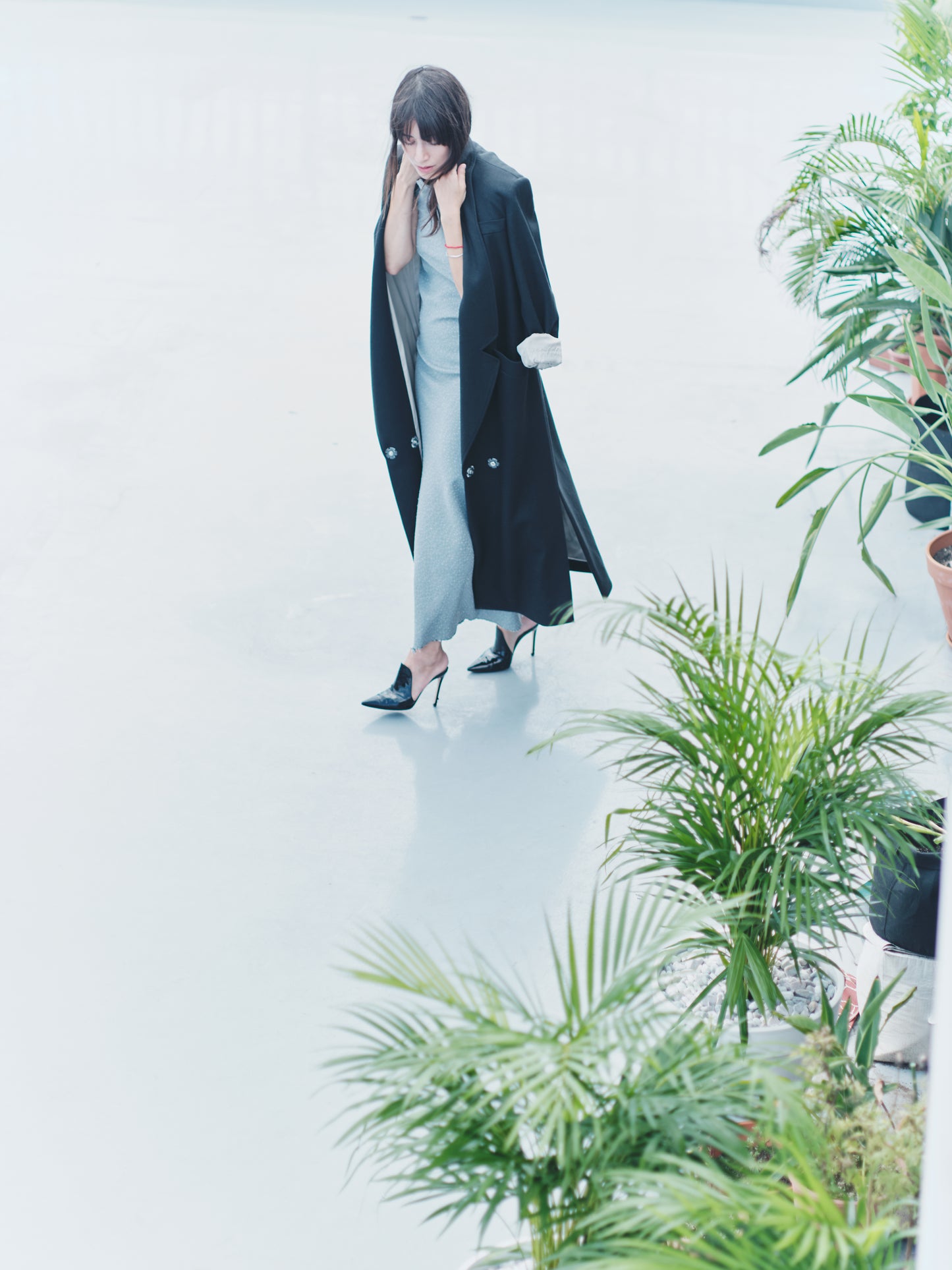 BIAS DRESS BLACK & WHITE