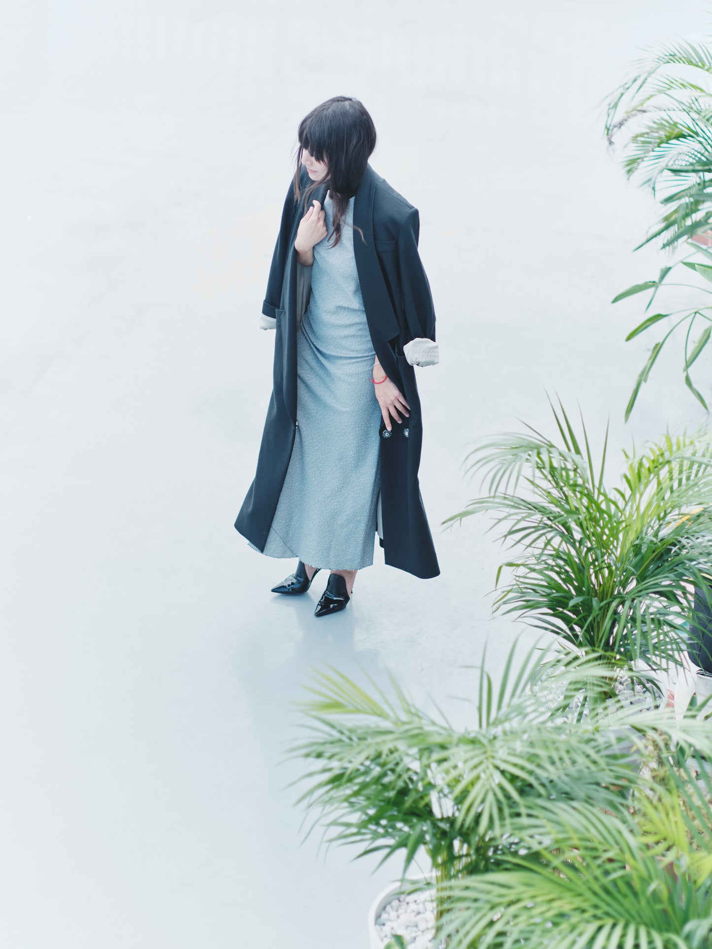 BIAS DRESS BLACK & WHITE