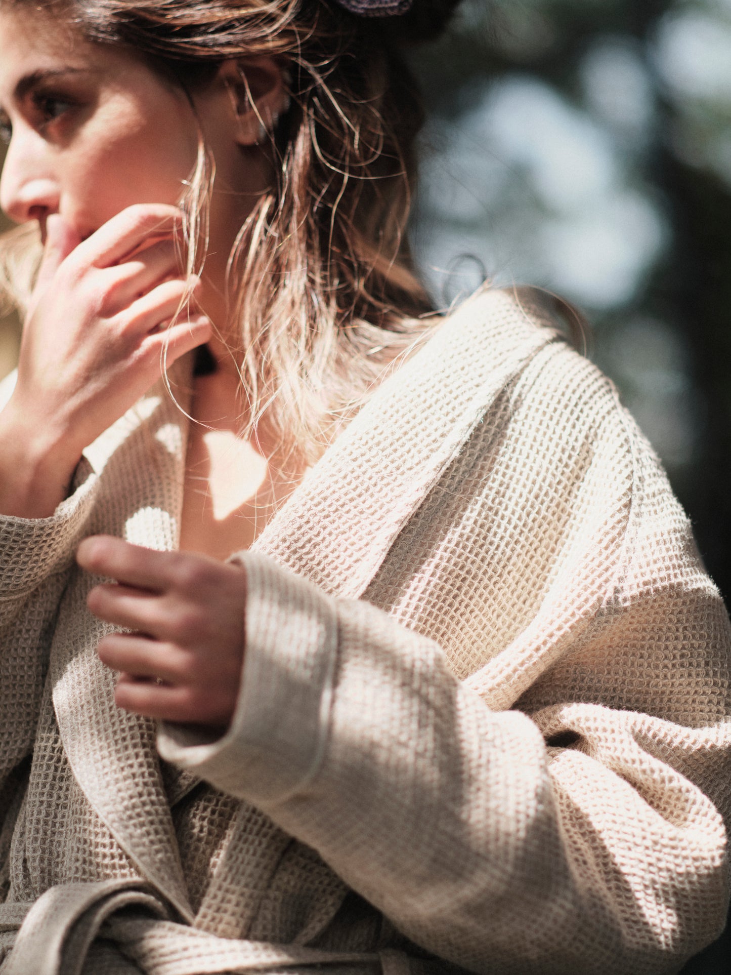 FULL HEMP WAFFLE ROBE