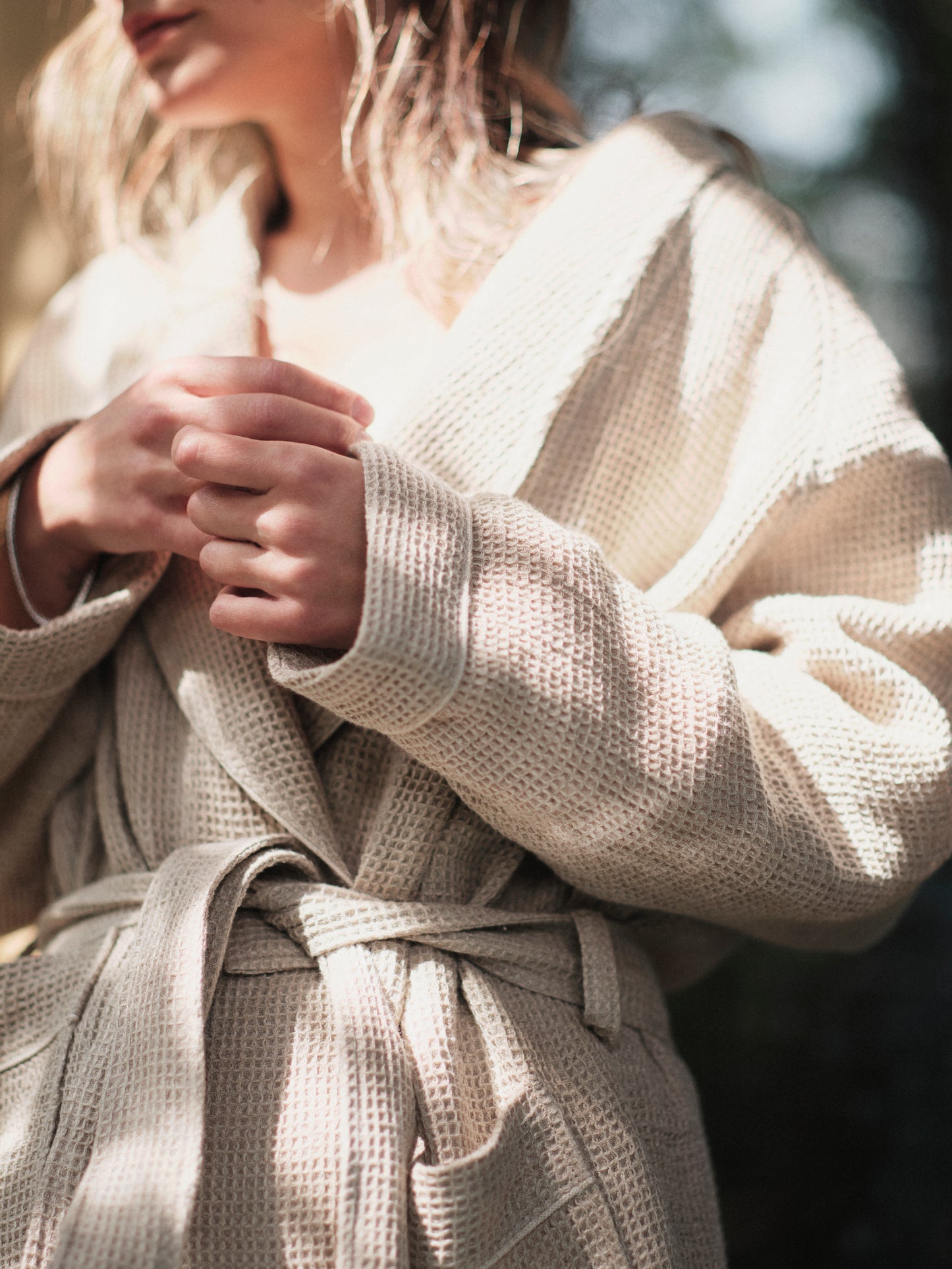 FULL HEMP WAFFLE ROBE