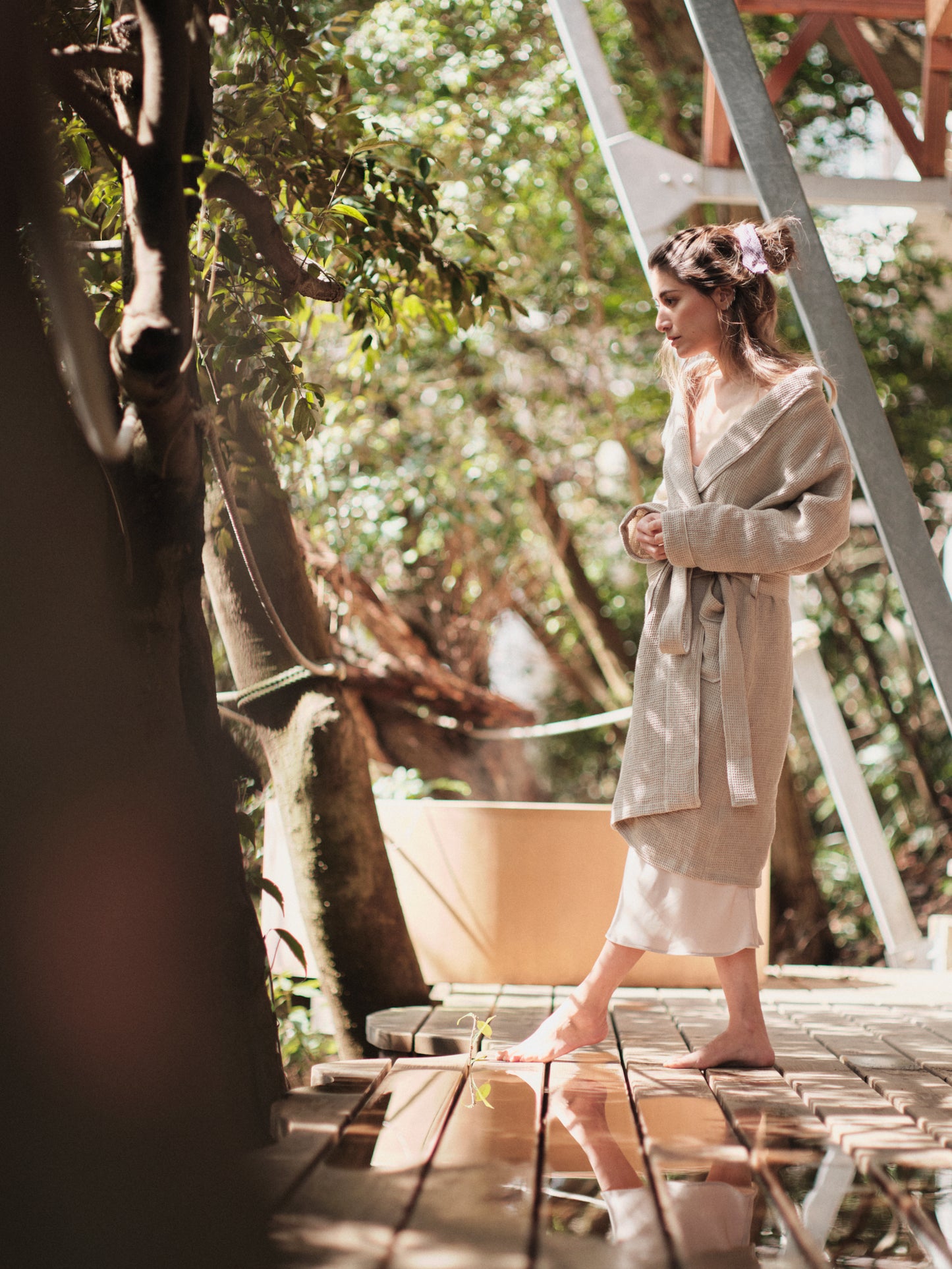 FULL HEMP WAFFLE ROBE