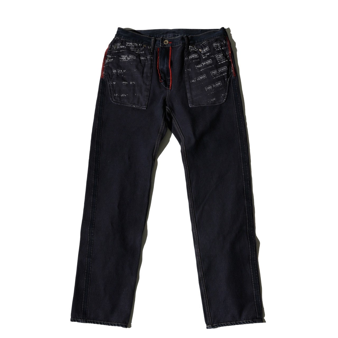 Black Reversible Denim Bottom