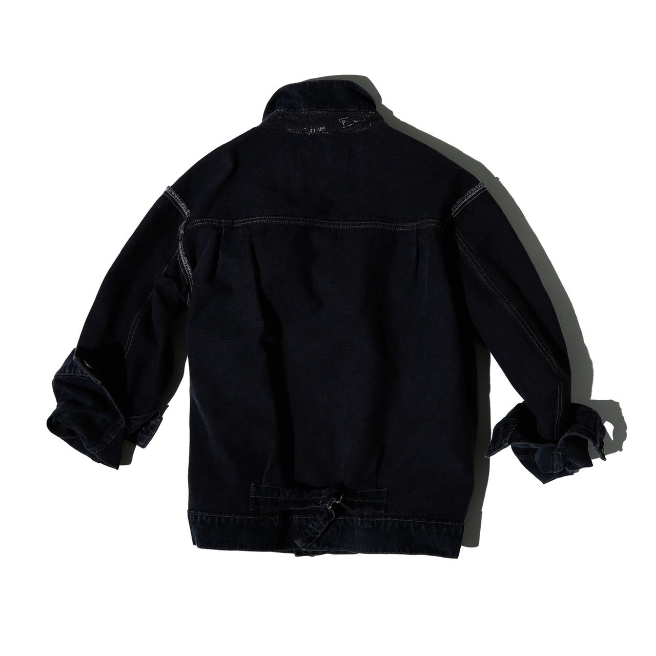 Black Reversible Denim Jacket