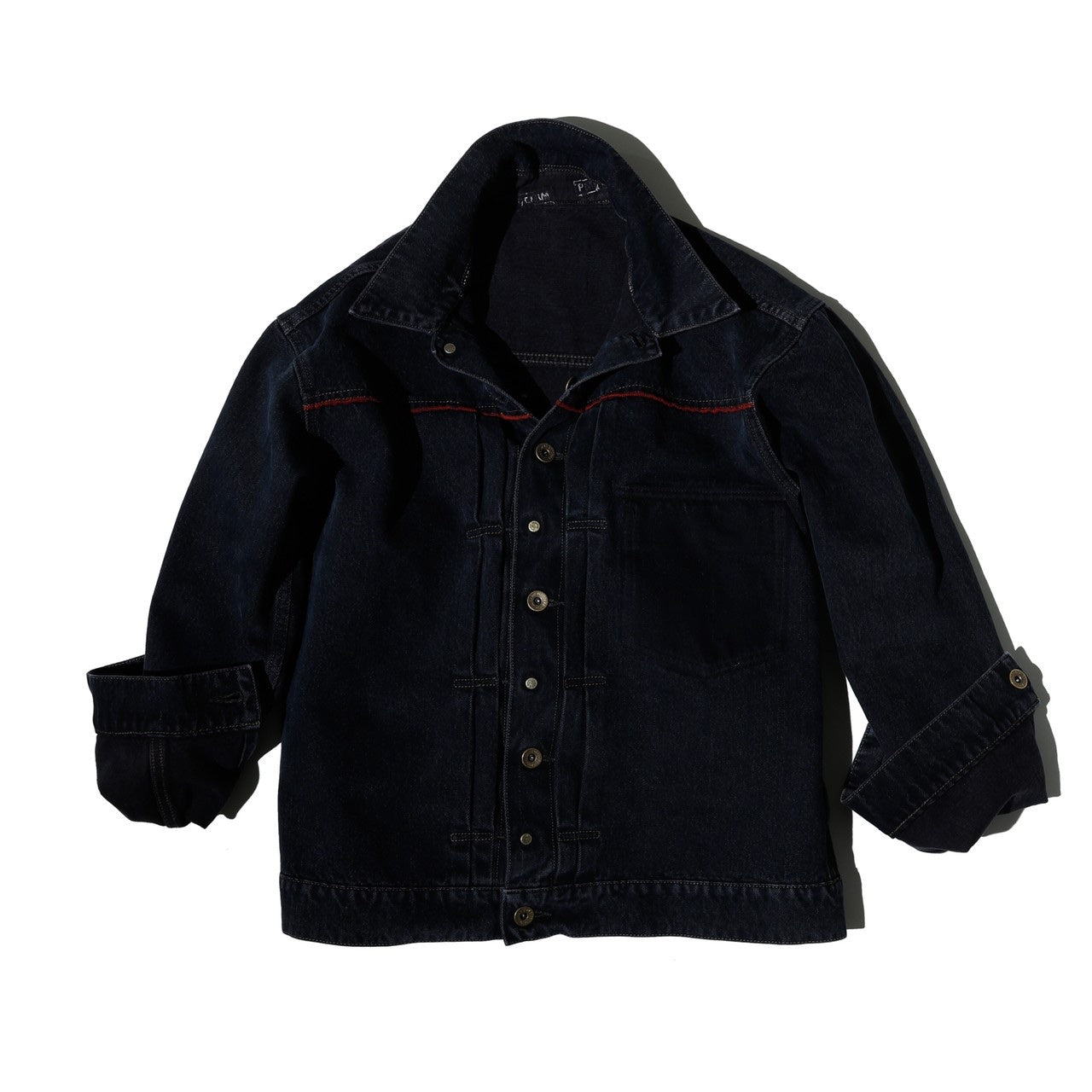 Black Reversible Denim Jacket