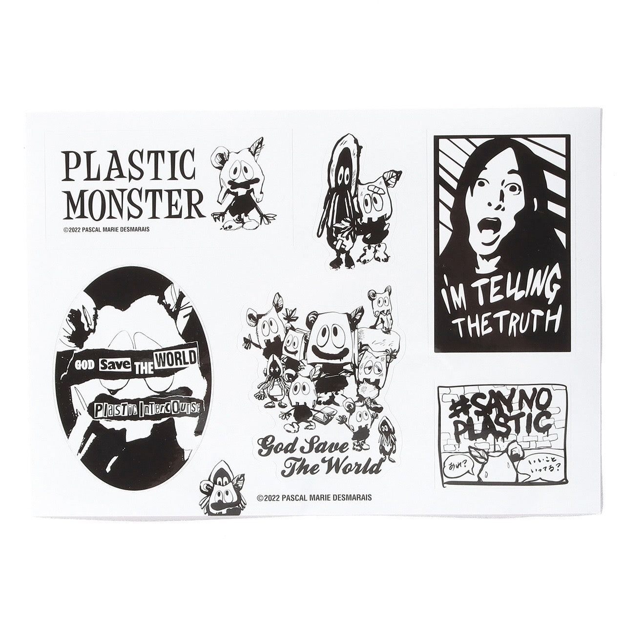 PMD SIX LABEL STICKER