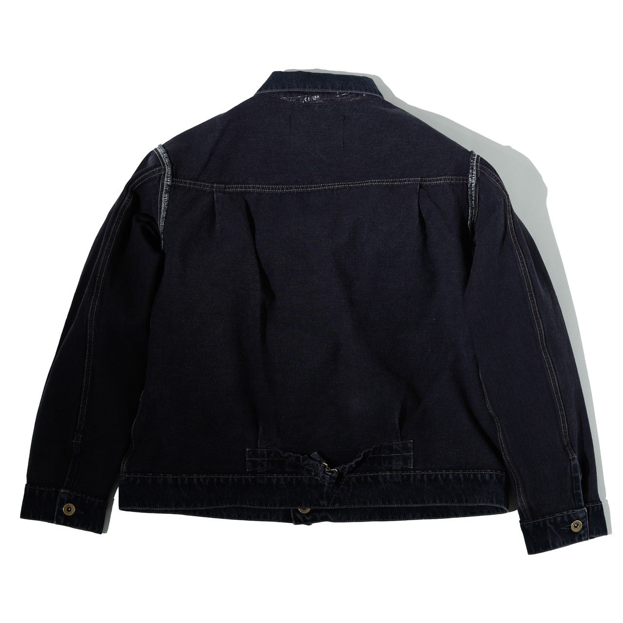 Black Reversible Denim Jacket