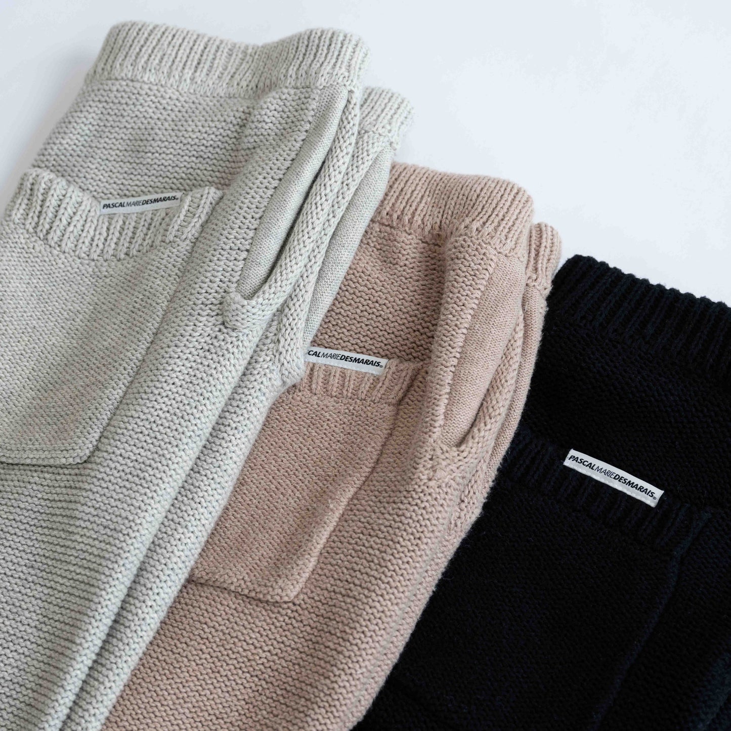 COTTON CASHMERE KNIT HOODIE