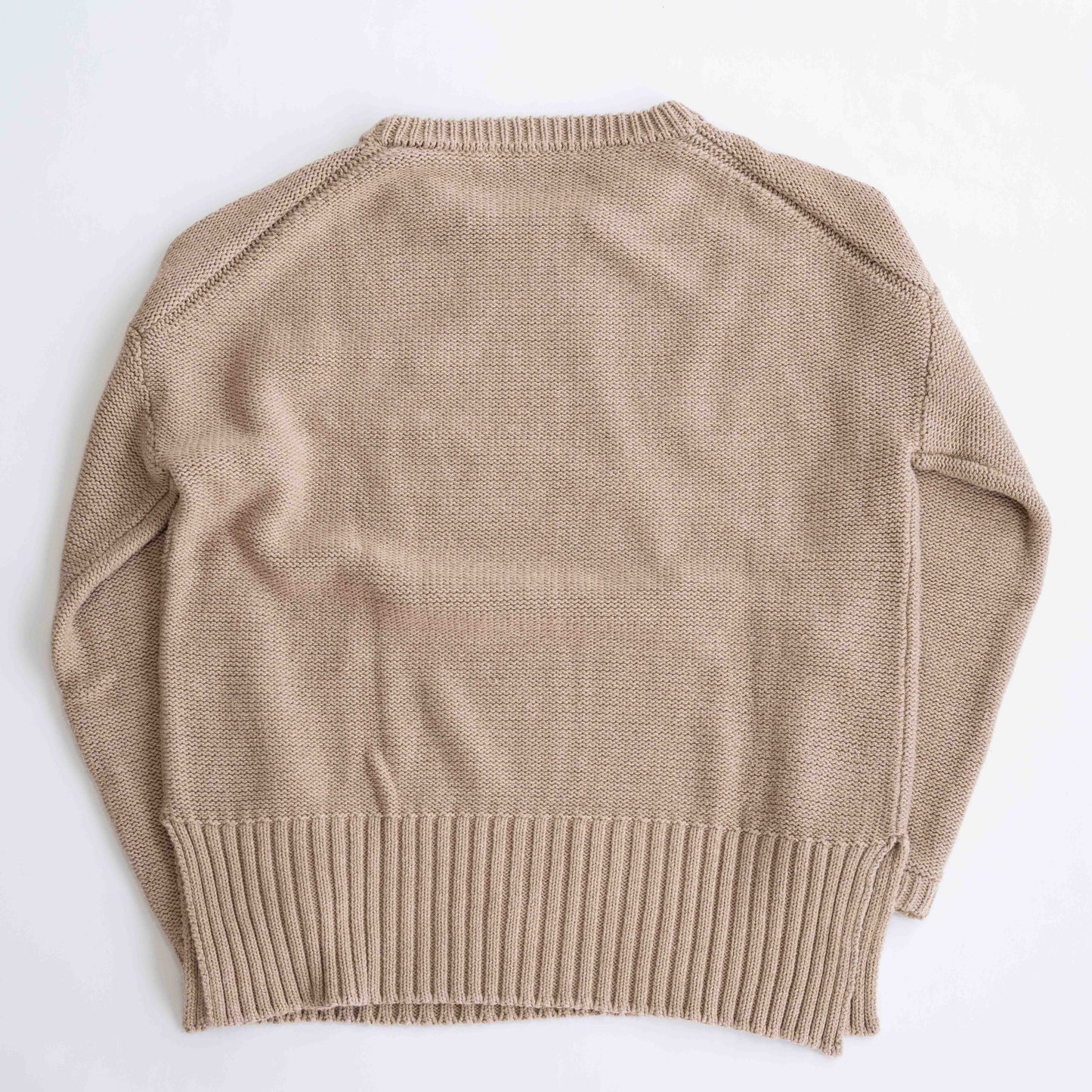 COTTON CASHMERE KNIT CREWNECK