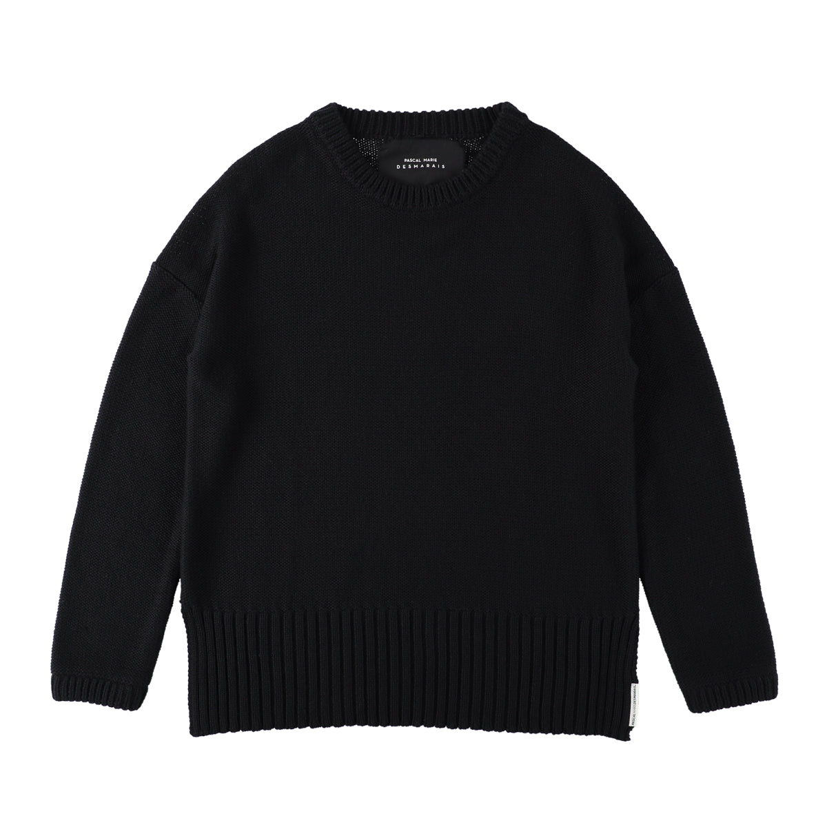 COTTON CASHMERE KNIT CREWNECK