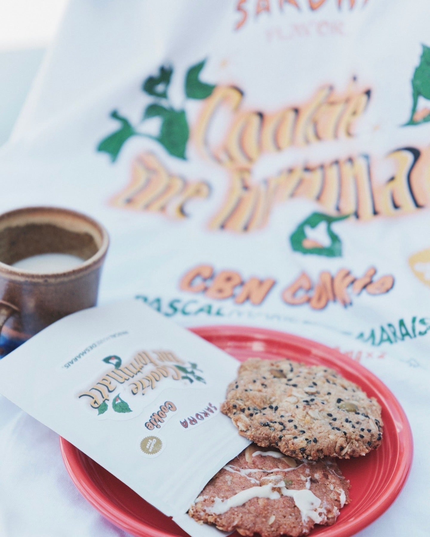COOKIE THE FORTUNATE Early Summer Set (T-SHIRT & COOKIE)